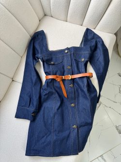Robe Jeans bouton