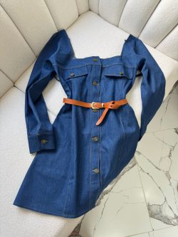 Robe Jeans bouton