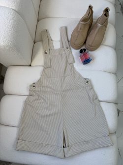 Salopette Short en Velours